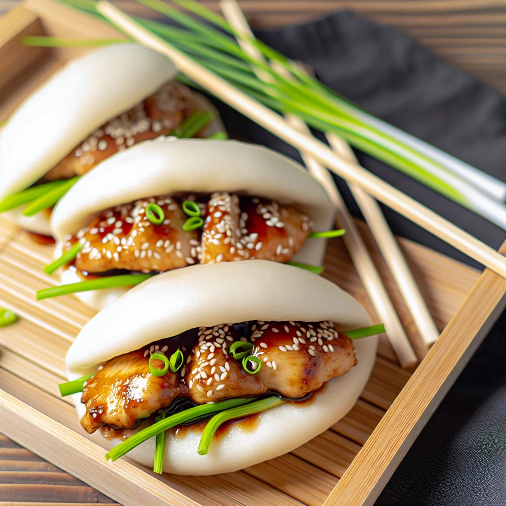 Bao Bun au Poulet Teriyaki