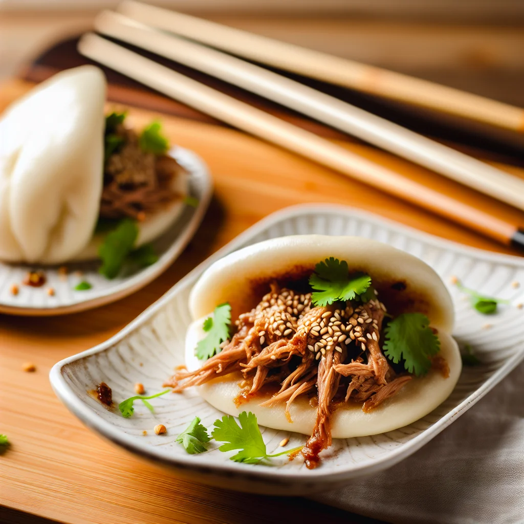 Bao Buns au porc effiloché