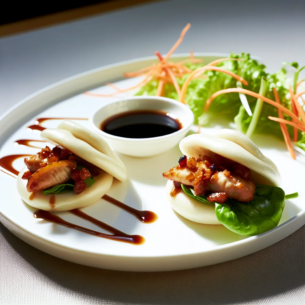Bao de Porc Caramélisé aux Épices