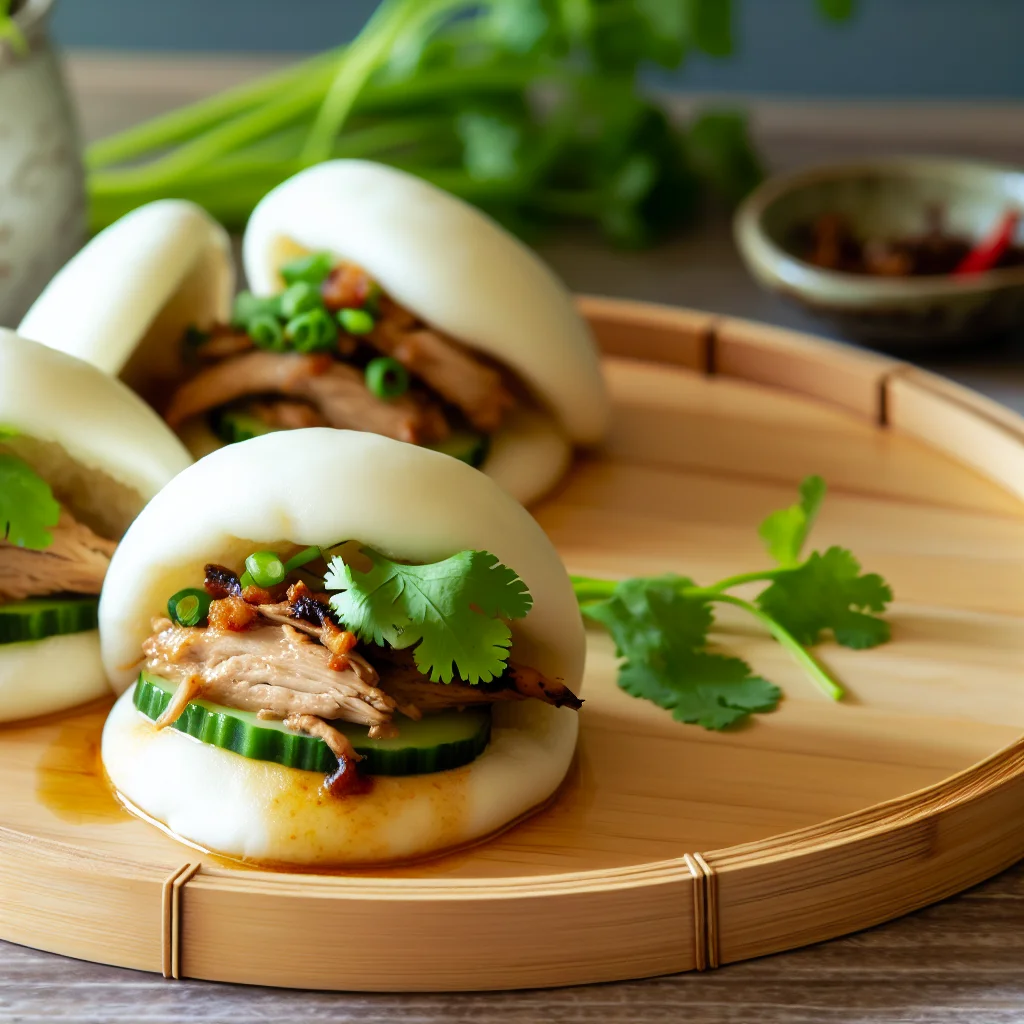 Bao de Porc Cuisiné à la Sauce Hoisin