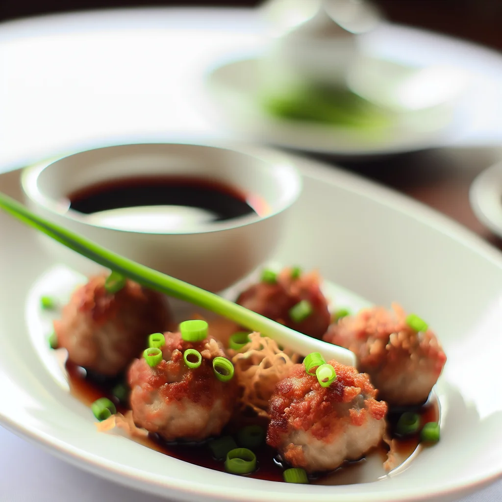 Boulettes de Porc Croustillantes au Gingembre