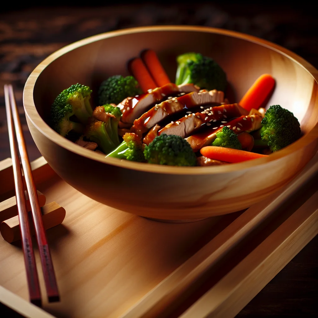 Bowl de Poulet Teriyaki aux Légumes Croquants
