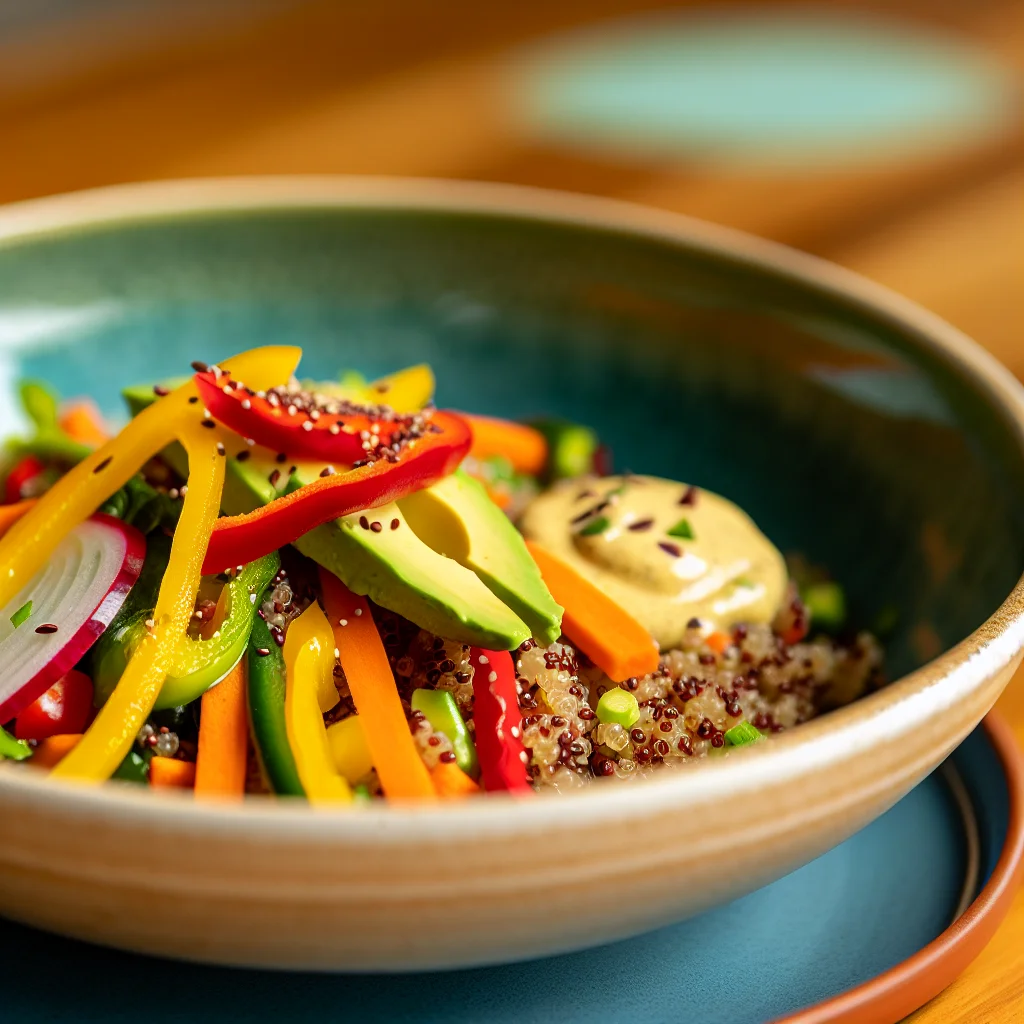 Bowl de Quinoa Arc-en-Ciel