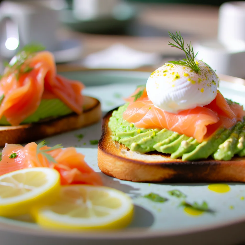 Brunch Épicé au Saumon Fumé et Avocat Crémeux