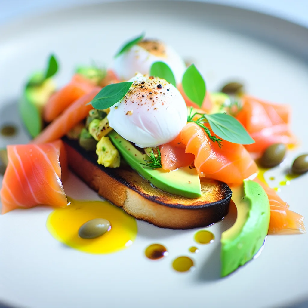 Brunch Étoilé aux Avocats et Saumon Fumé