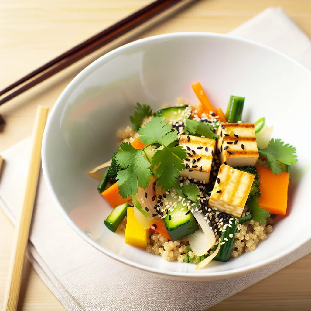 Buddha Bowl au Quinoa et Tofu Grillé