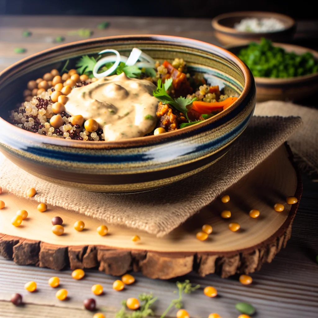 Buddha Bowl aux Lentilles Epicées et Quinoa