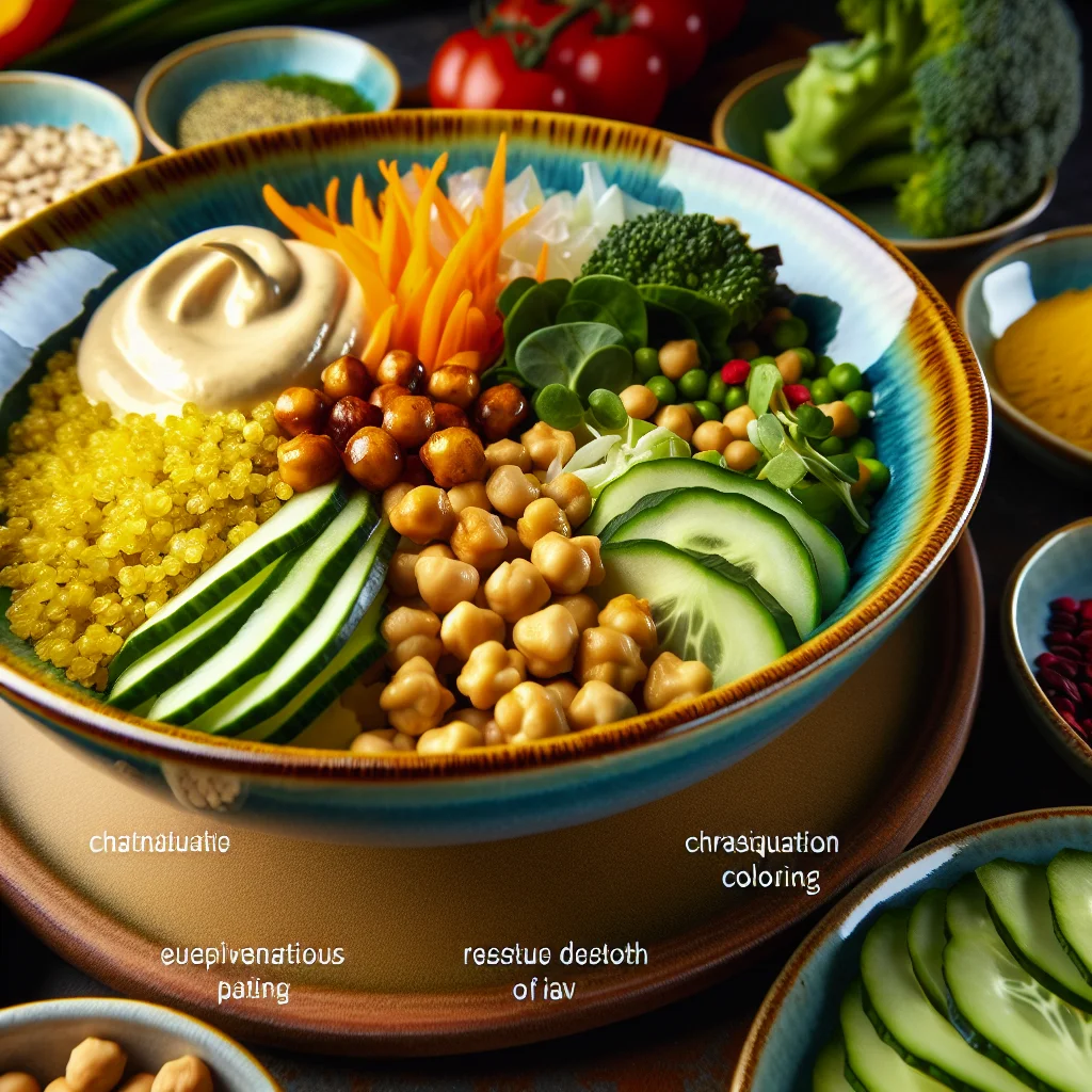 Buddha Bowl Énergisant aux Quinoa et Pois Chiches