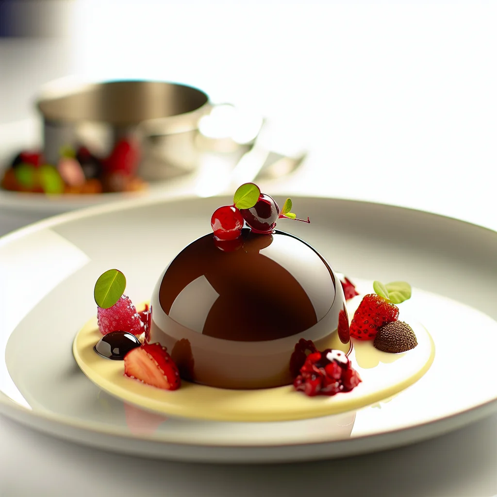 Coupole Chocolatée aux Fruits Rouges