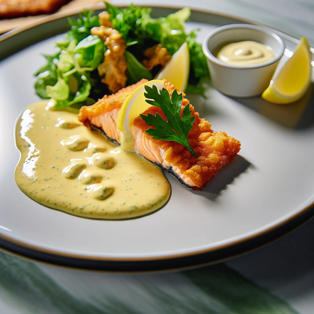 Croustillant de saumon à la crème de citron
