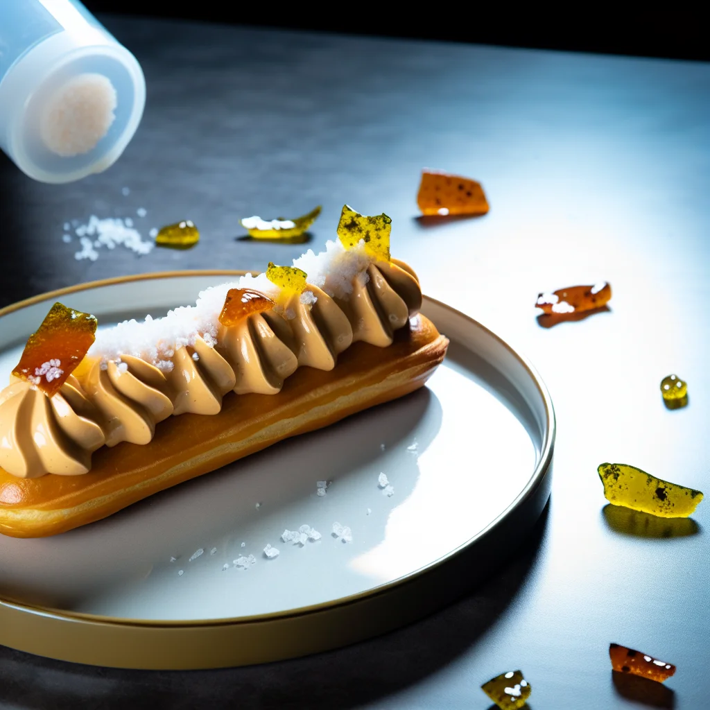Éclair au Caramel et Sel de Guérande