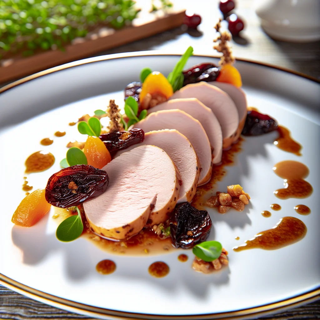 Filet de Dinde aux Fruits Secs et Sauce au Cidre