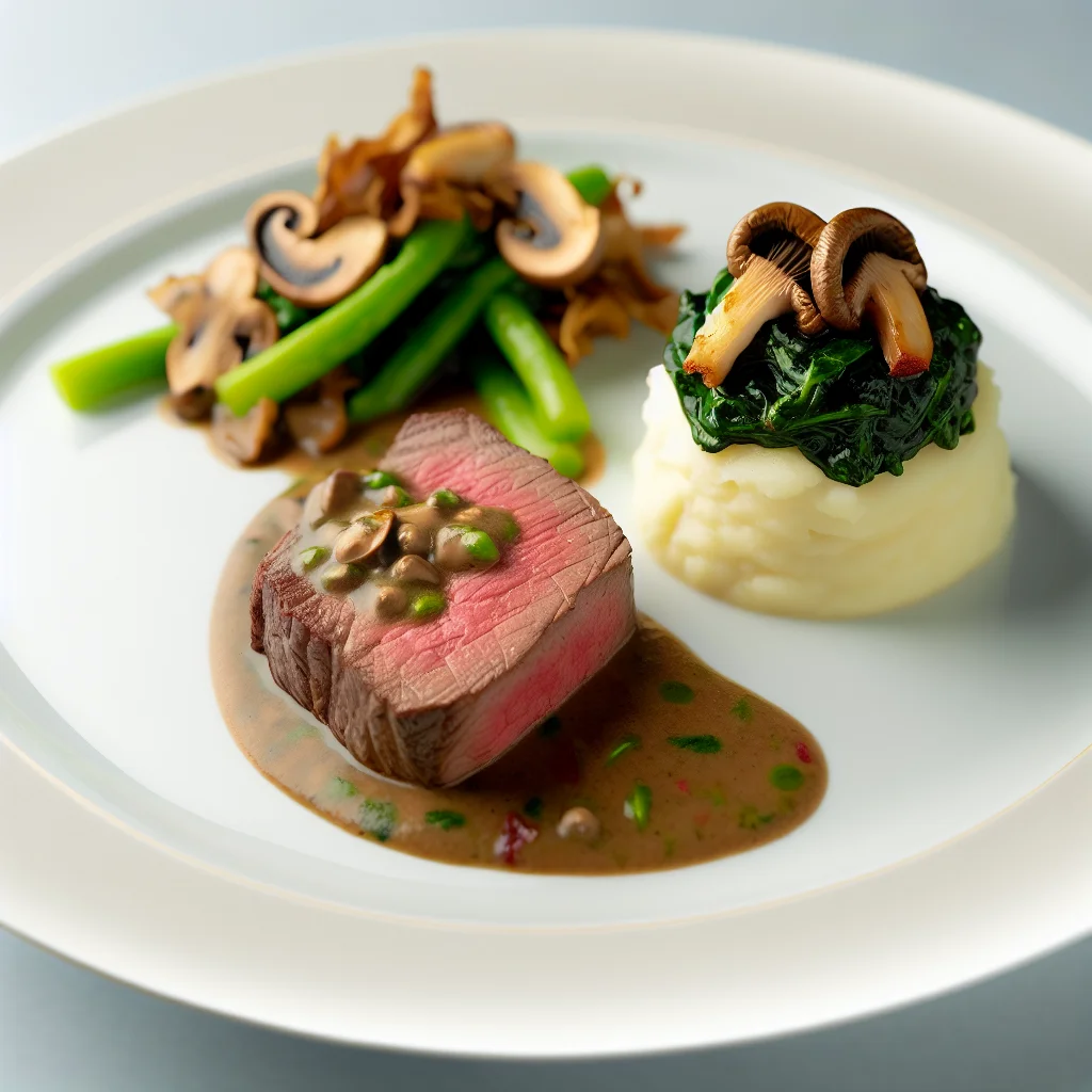 Filet Mignon aux Morilles et Crème Épicée