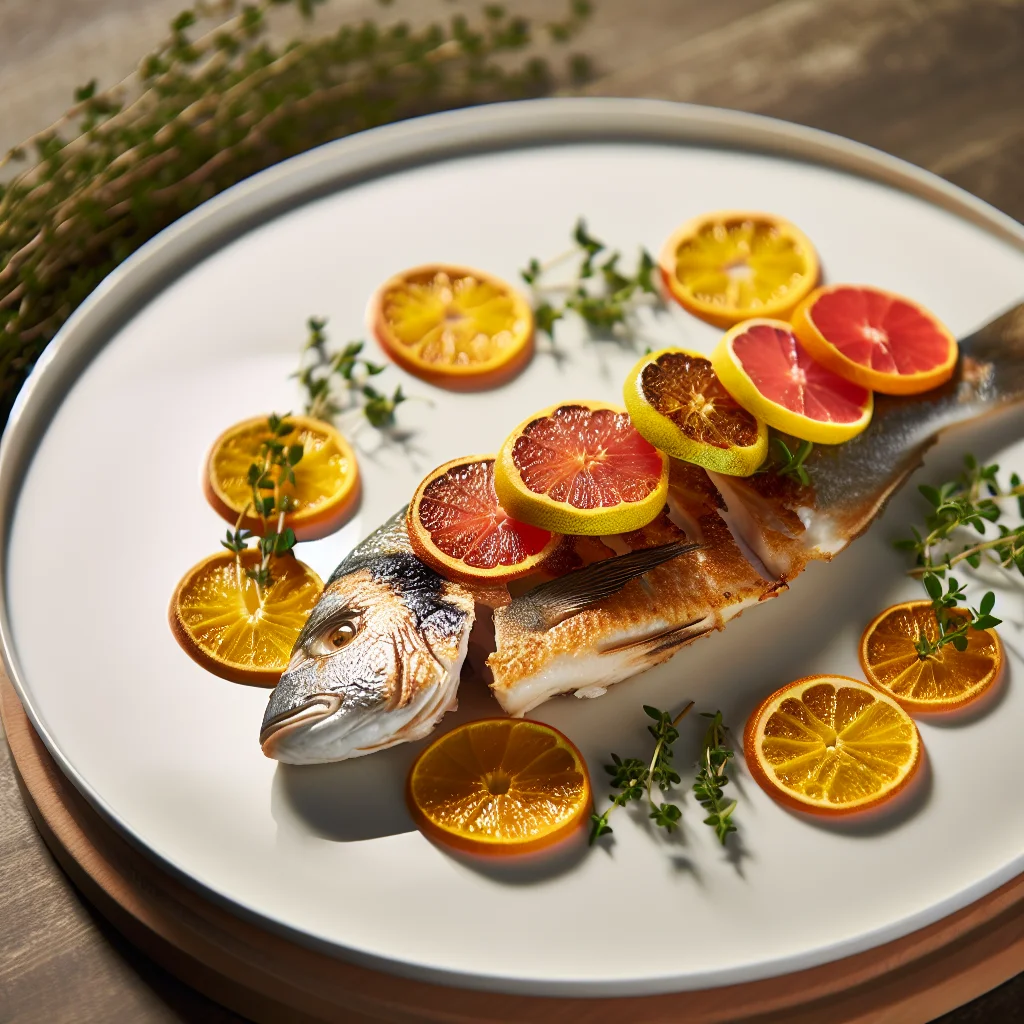 Noël en Méditerranée: Dorade royale rôtie aux agrumes