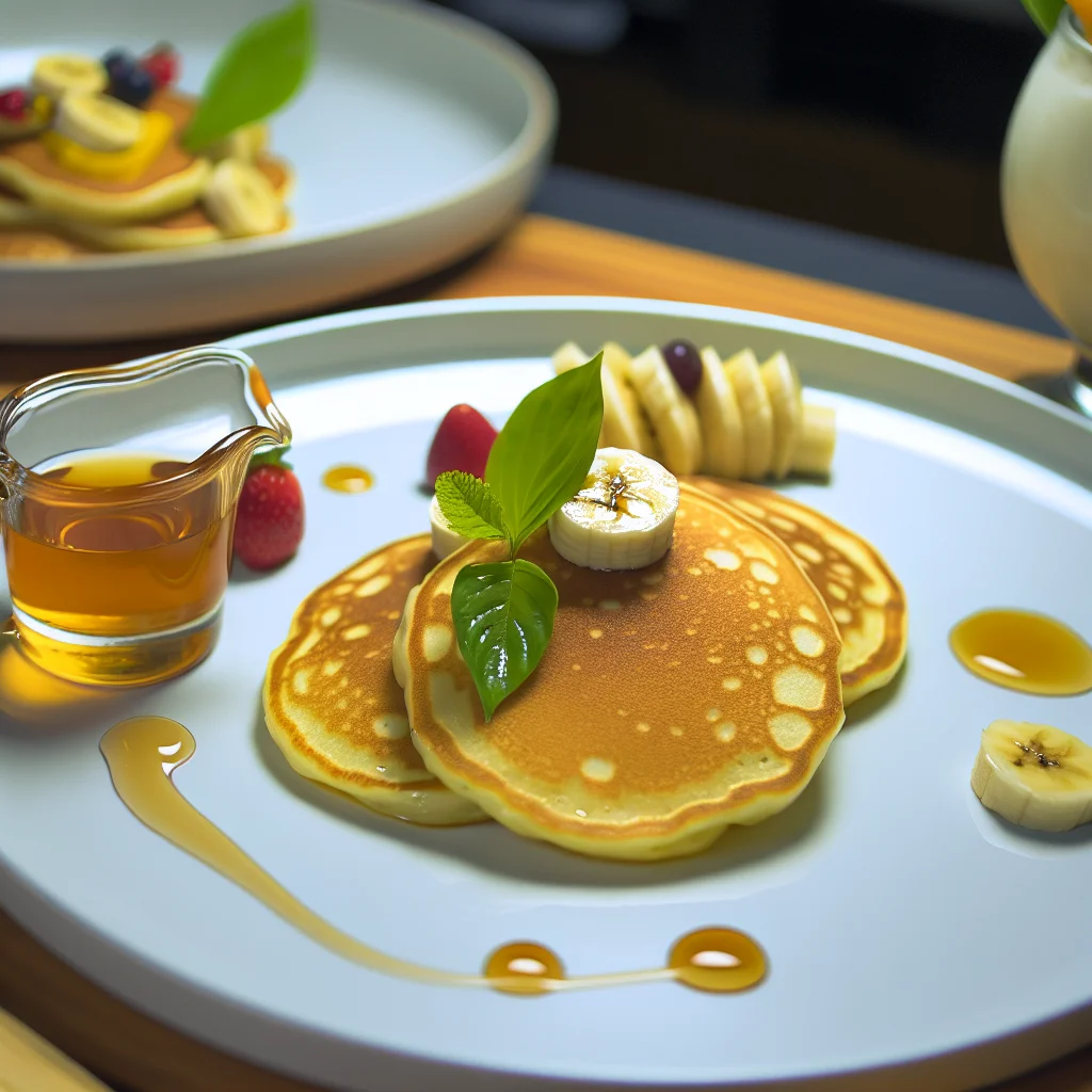 Pancakes aux Flocons d'Avoine et Banane