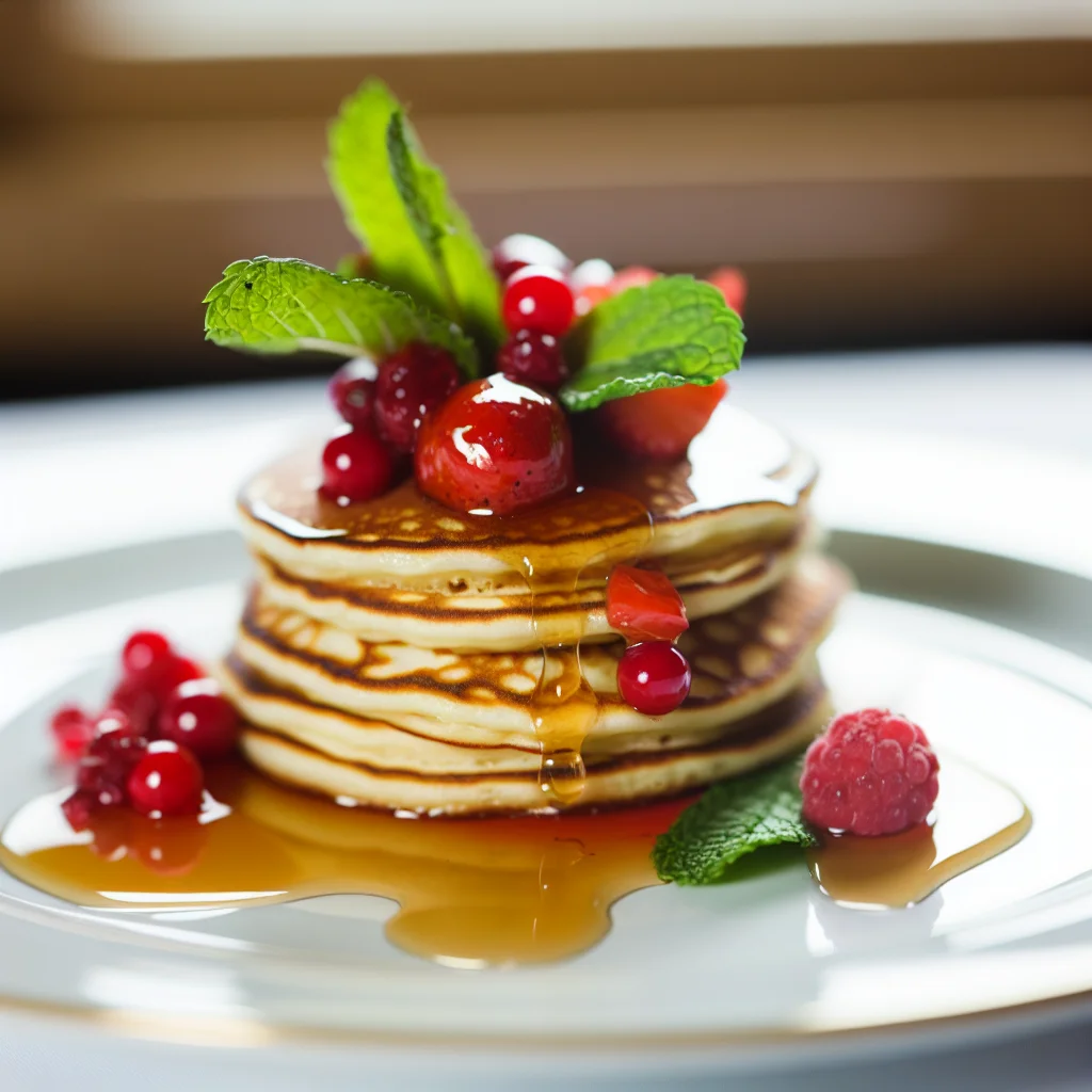 Pancakes Énergétiques aux Flocons d'Avoine et Fruits Rouges