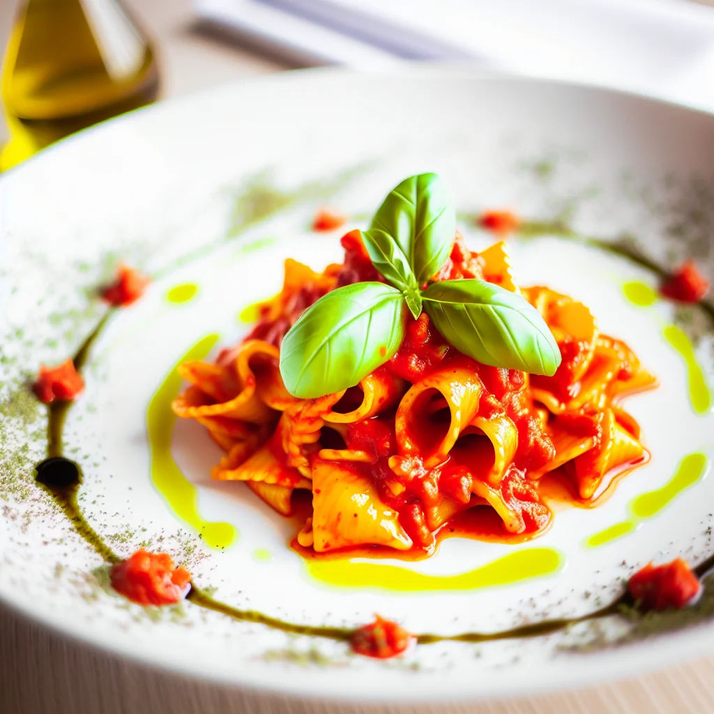 Pâtes à la sauce tomate et basilic de la Nonna