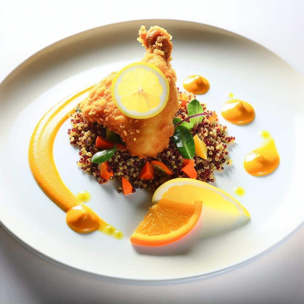 Poulet aux Agrumes et Quinoa Épicé