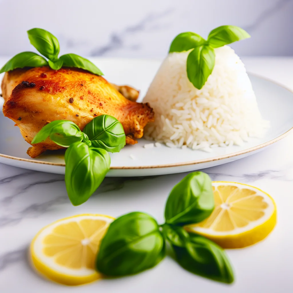 Poulet Croustillant au Citron et Basilic Express
