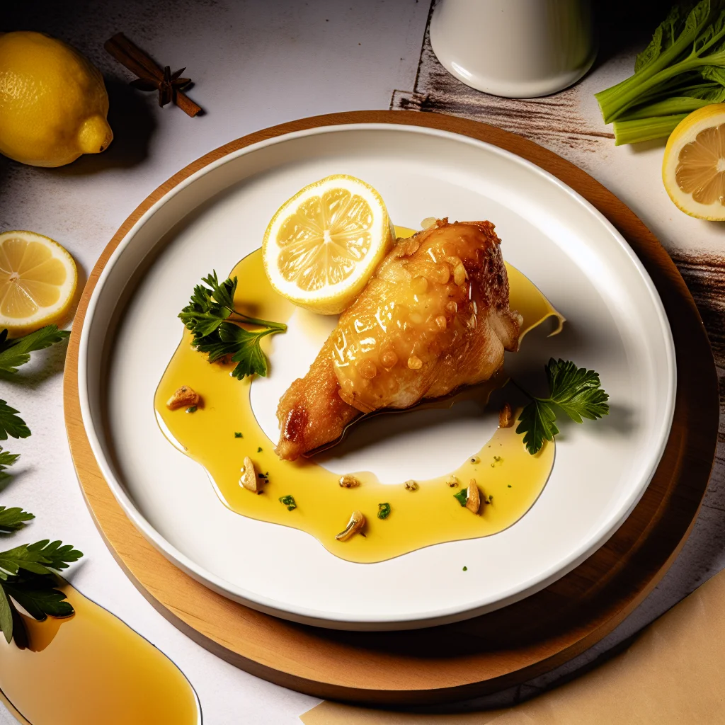 Poulet Croustillant au Miel et au Citron