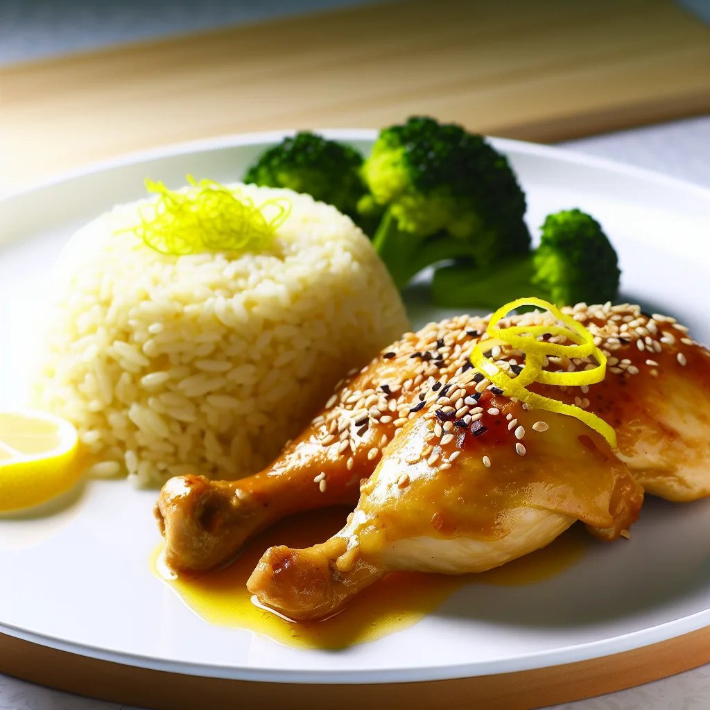 Poulet Croustillant au Miel et Citron