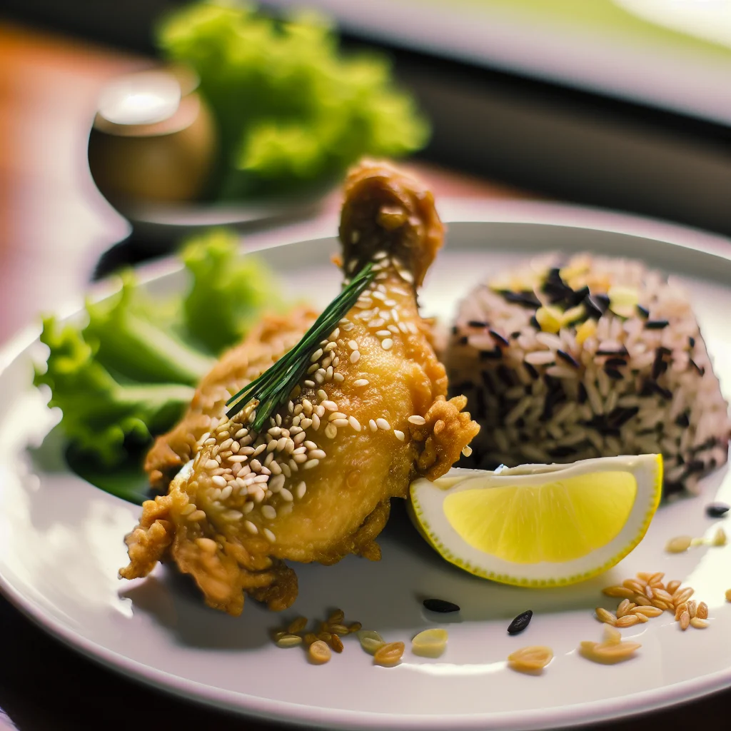 Poulet Croustillant au Miel et Citron