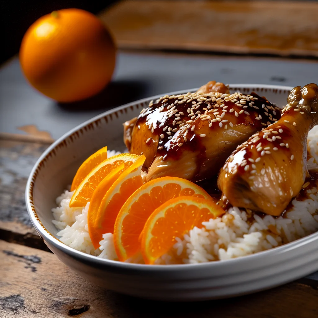 Poulet Express à l'Orange et au Gingembre