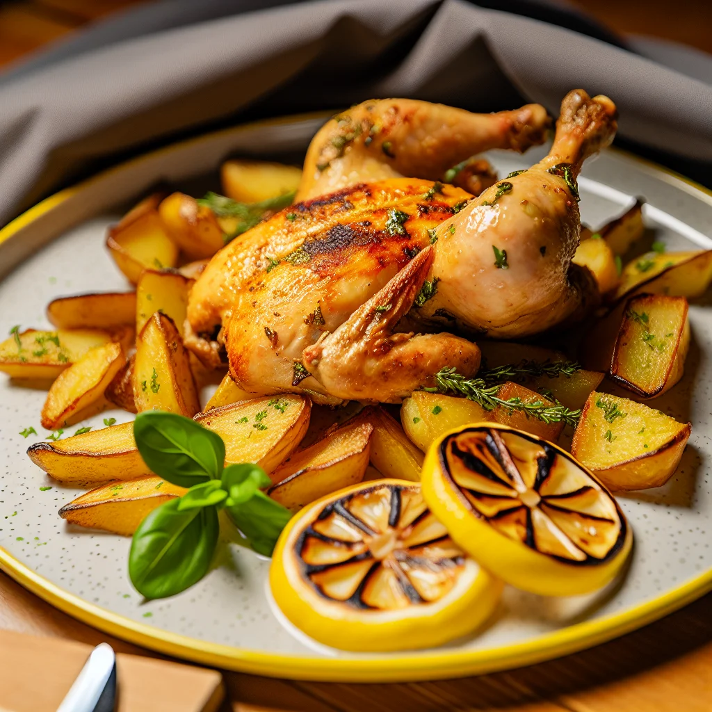 Poulet Rôti à l'Italienne