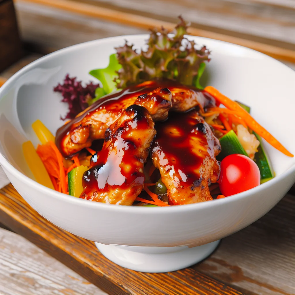 Poulet Teriyaki aux légumes croquants