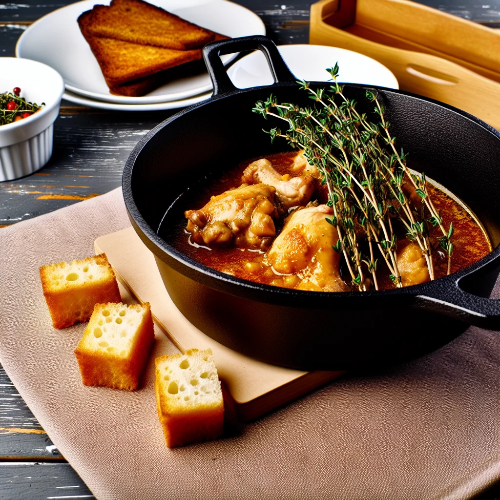 Ragoût de poulet aux légumes d'automne