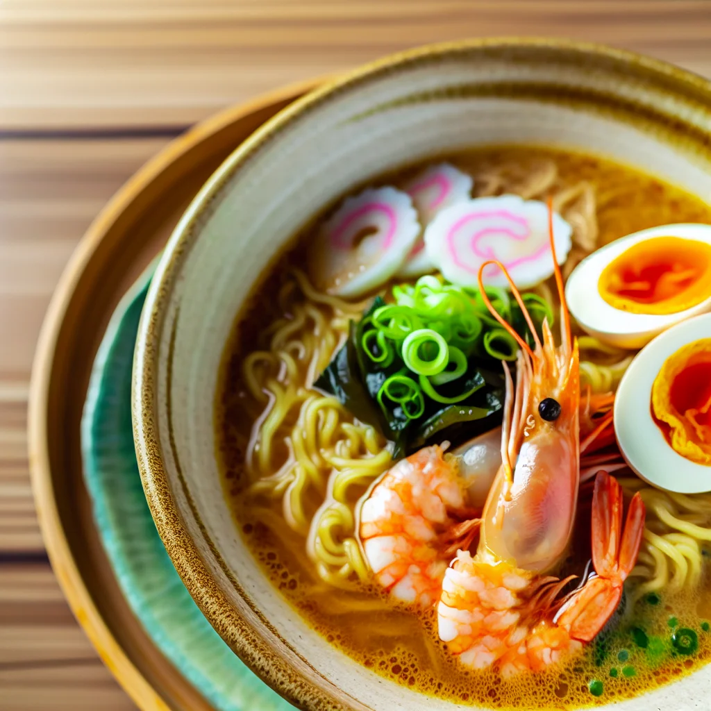 Ramen réconfortant aux crevettes