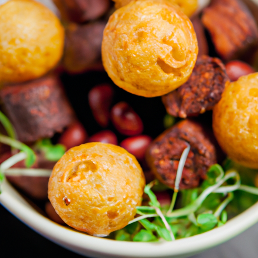 Bouchées croustillantes de patate douce et chorizo