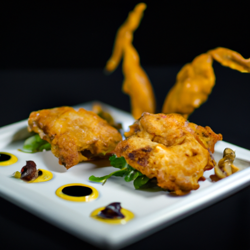 Poulet croustillant aux amandes et au miel