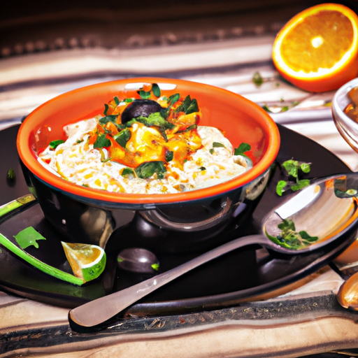 Cassolette de lotte aux agrumes et safran