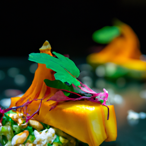 Bouchées croustillantes à la courge musquée et aux graines de courge