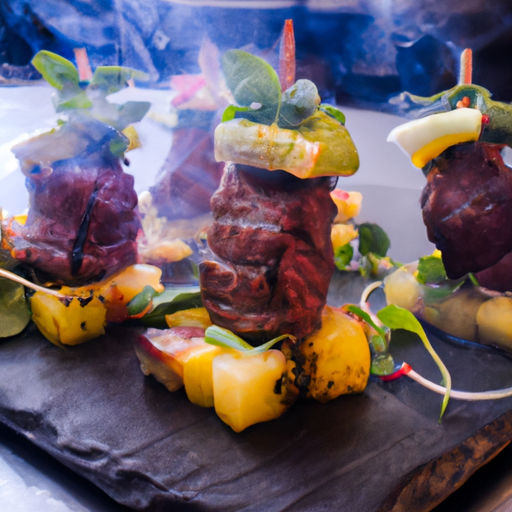 Brochettes d'agneau marinées aux saveurs exotiques