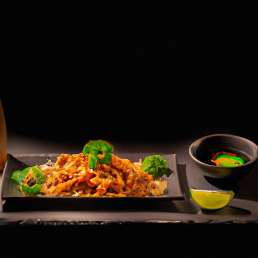 Nouilles croustillantes au poulet asiatique