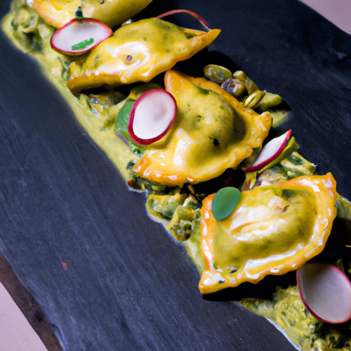 Raviolis croustillants au boeuf et à la coriandre