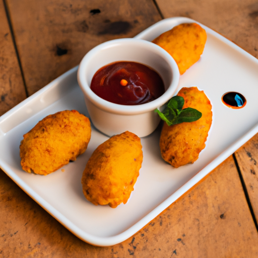 Croquettes croustillantes de patate douce au chorizo