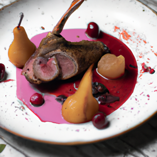 Croustillant de canard aux fruits rouges