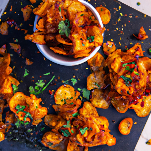 Chips de patate douce croustillantes aux épices