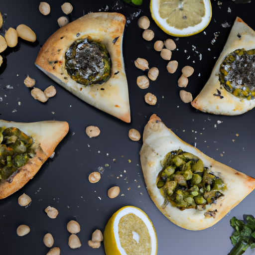 Chaussons libanais au zaatar et à la feta