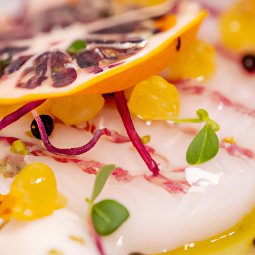 Carpaccio de Saint-Jacques aux agrumes