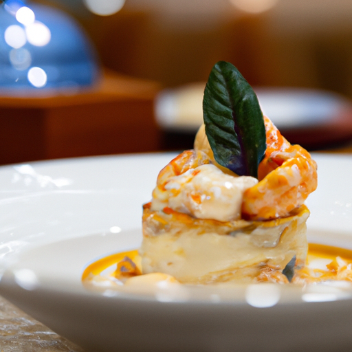 Cassolette de homard au sabayon de champagne