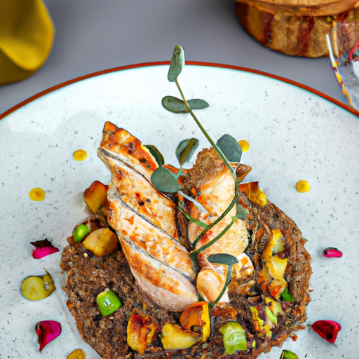 Émincé de poulet aux fruits exotiques et quinoa