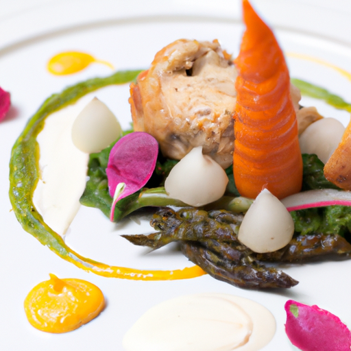 Couronne de printemps aux légumes croquants