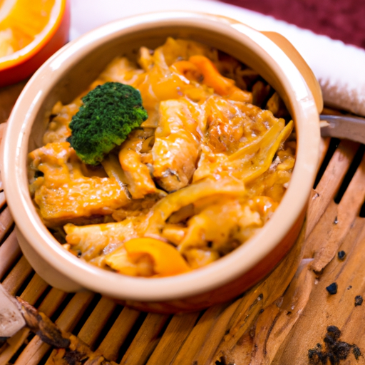 Cassolette de lotte aux agrumes et safran