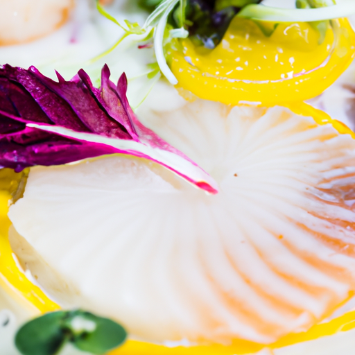 Carpaccio de Saint-Jacques aux agrumes