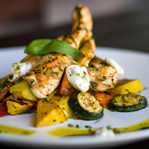 Poulet grec au citron et origan