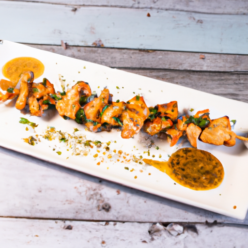 Brochettes de poulet croustillant au sésame et sauce aigre-douce